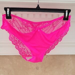 SHEIN Vibrant Pink Lace Panties